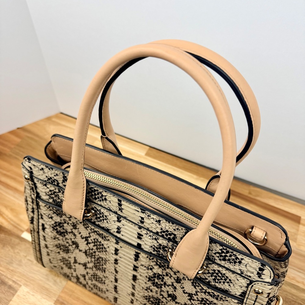 Coach Swagger Exotic Python Snake Leather Satchel… - image 16